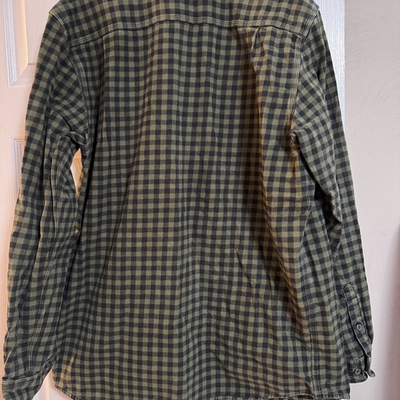 CARHARTT  green checkered button up long sleeve - Picture 2 of 2